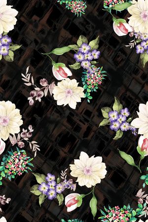 数码花型印花花型图片