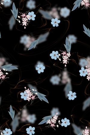 数码花型印花花型图片