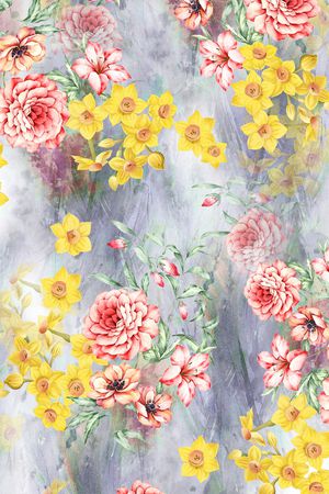 花卉印花花型图片