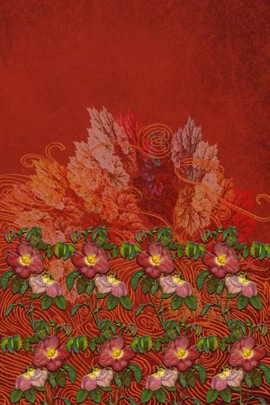 数码花型印花花型图片