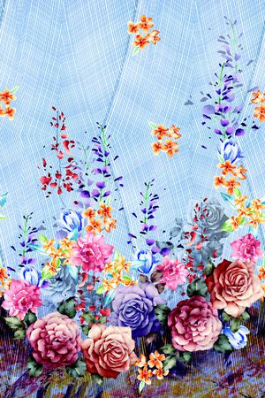 数码花型印花花型图片