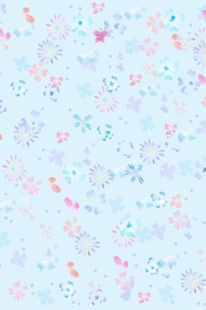 田园印花花型图片