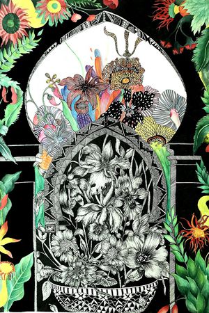 箱包印花花型图片