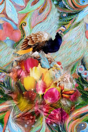 花卉印花花型图片