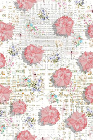 花卉印花花型图片