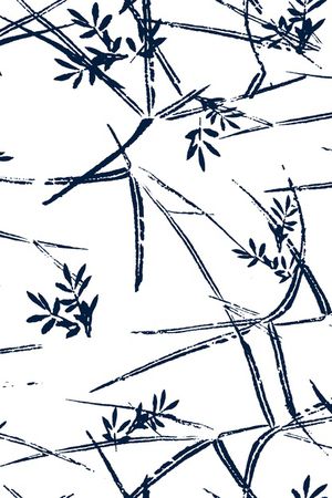 竹子印花花型图片