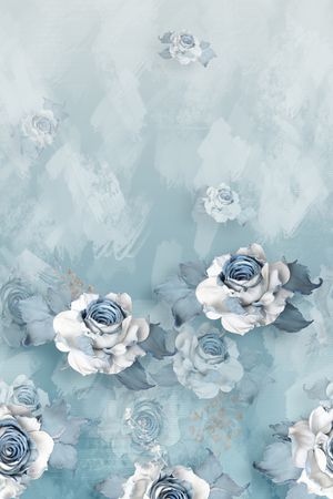 写意印花花型图片