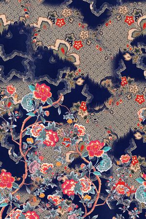 定位花印花花型图片