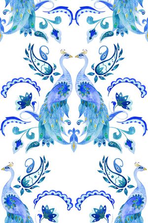佩斯利印花花型图片