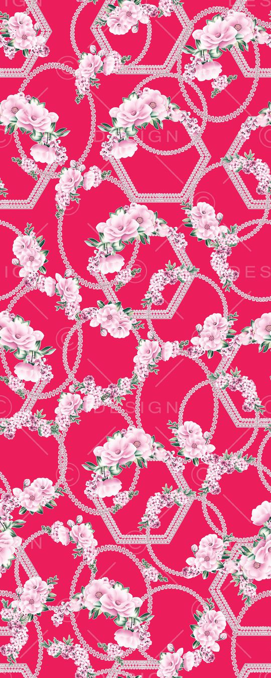 秋冬花型印花花型图片