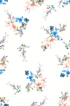 花卉印花花型图片