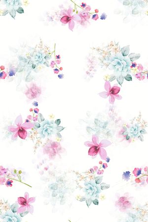 花卉印花花型图片