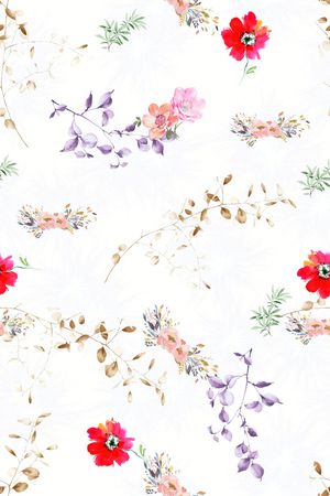花卉印花花型图片