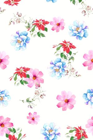 花卉印花花型图片