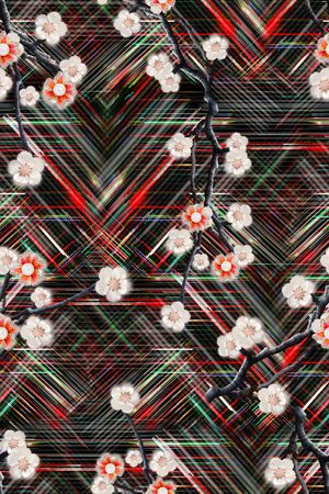 花卉印花花型图片
