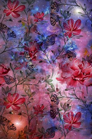 定位花印花花型图片