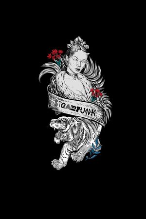 男装印花花型图片