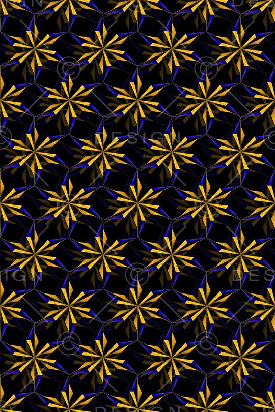 几何印花花型图片