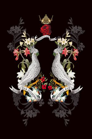 休闲印花花型图片