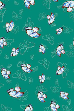 女装印花花型图片