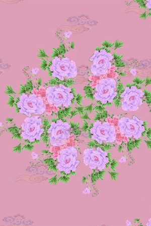 复古印花花型图片