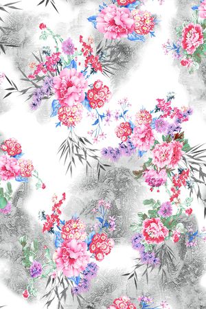 花卉印花花型图片