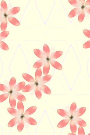 抽象印花花型图片