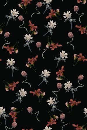 花卉印花花型图片