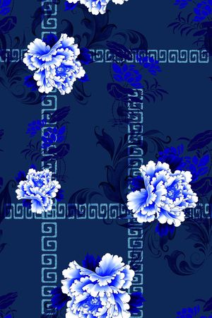 数码花型印花花型图片