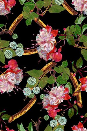 数码花型印花花型图片