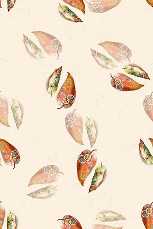 简约印花花型图片