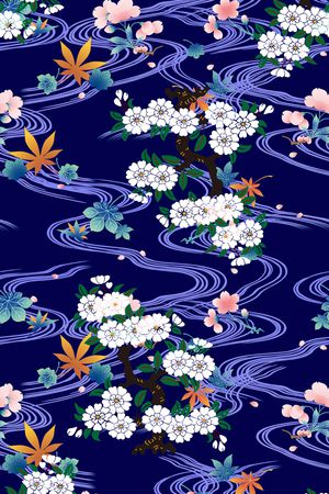 数码花型印花花型图片