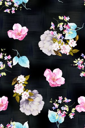 数码花型印花花型图片