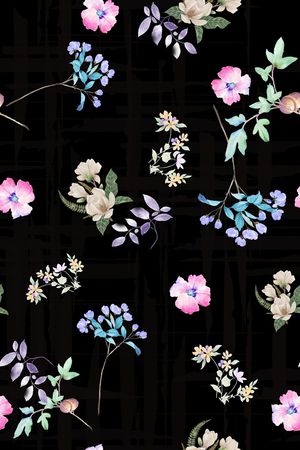 数码花型印花花型图片