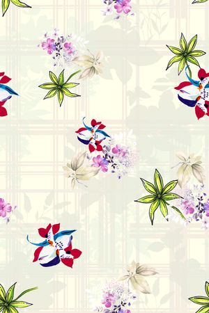 数码花型印花花型图片