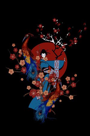 梅花印花花型图片