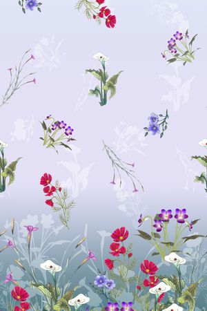 数码定位花印花花型图片