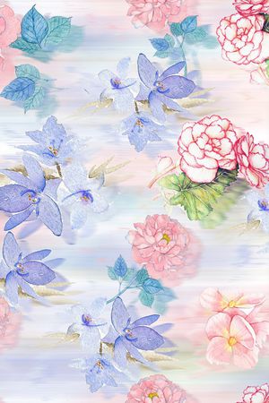 数码花型印花花型图片