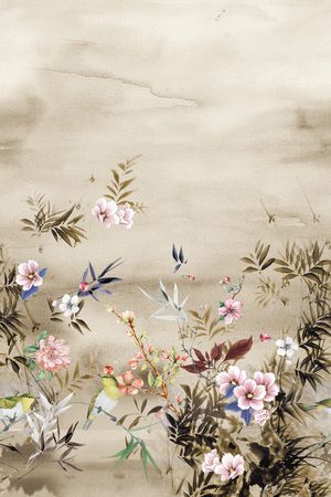 国画印花花型图片