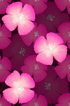 粉色印花花型图片