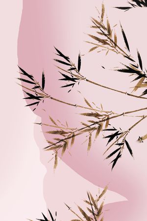 长巾印花花型图片
