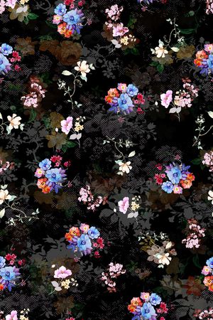 花卉印花花型图片