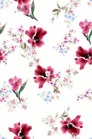 数码花型印花花型图片