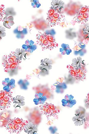 数码花型印花花型图片