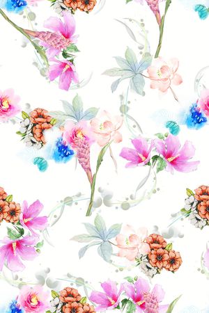 数码花型印花花型图片