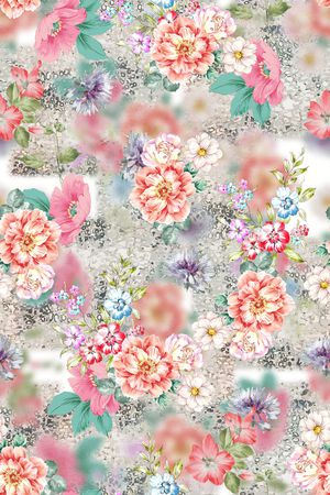 数码花型印花花型图片