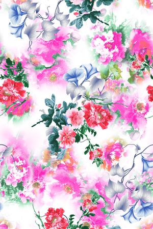 抽象印花花型图片