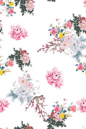 数码花型印花花型图片