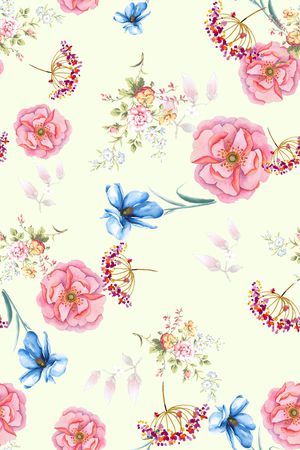 数码花型印花花型图片