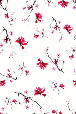 小碎花印花花型图片